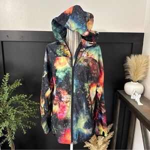 21men Los Angeles Galaxy Space Jacket Hoodie Zip Up Adult Women’s Medium